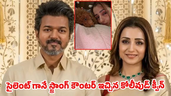 విజయ్‌తో అఫైర్ వార్తలపై నోరు విప్పిన త్రిష..పెట్ డాగ్ ఫొటోతో రూమర్స్‌కు ఎండ్ కార్డ్!