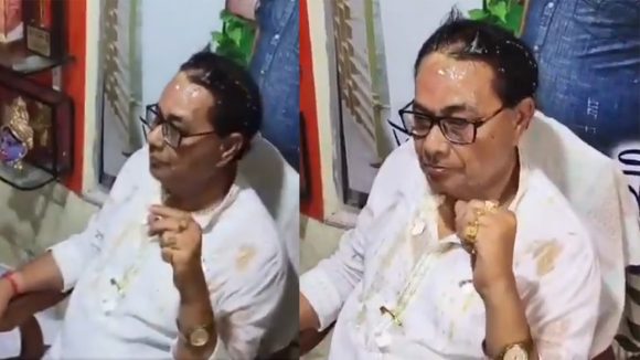 ఇంట్లోకి చొరబడి.. మాజీ మంత్రి ముఖంపై కోడిగుడ్లతో దాడి.. ఆ వెంటనే అర్ధరాత్రి అరెస్ట్!