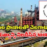 విశాఖ స్టీల్ ప్లాంట్ ప్రమాదంపై NHRC సీరియస్.. సుమోటోగా కేసు నమోదు!