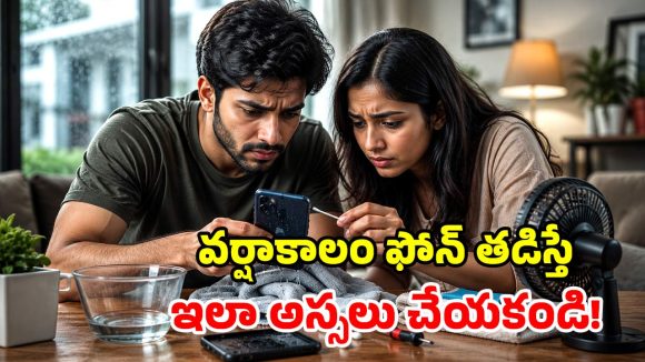 మీ ఫోన్ వర్షంలో తడిసిందా? ఈ 5 తప్పులు చేస్తే.. ఇక అంతే సంగతులు!