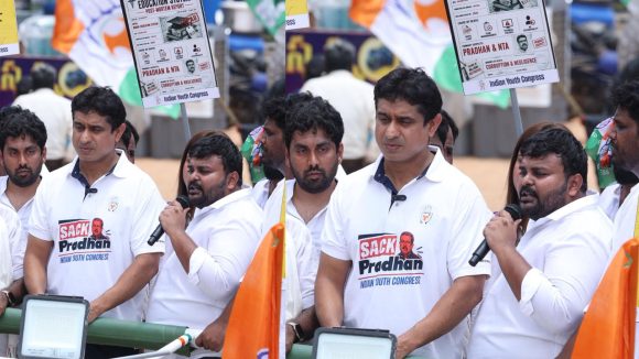 అచ్చంపేటలో వినూత్న నిరసన.. దేశం నుంచి బీజేపీని తరిమికొట్టాలి.. ఉదయ భాను చిబ్!