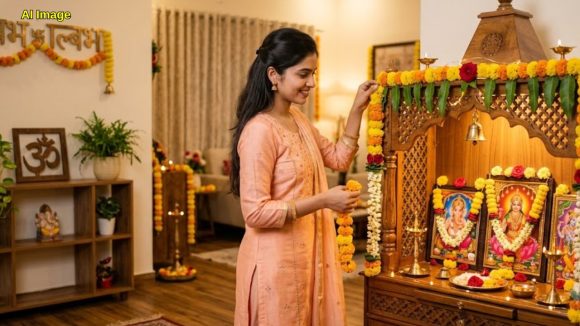 మీ ఇంటి పూజా గదికి రాయల్ లుక్ ఇచ్చే డెకరేషన్ టిప్స్.. తక్కువ బడ్జెట్‌లో ఇలా చేయండి