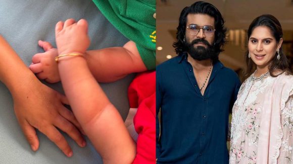 పెళ్లి రోజున కవల పిల్లల మొదటి ఫోటో షేర్ చేసి ఉపాసన ఎమోషనల్..