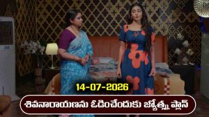 Karthika Deepam 2 Serial Today Episode July 14th ‘కార్తీక దీపం 2’ సీరియల్‌:  శివనారాయణకు ఓడించేందుకు జ్యోత్స్న ప్లాన్ 
