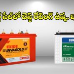 కరెంట్ పోయినా నో టెన్షన్, రూ.11 వేలలోపే టాప్ బ్రాండెడ్ ఇన్వర్టర్ బ్యాటరీస్!