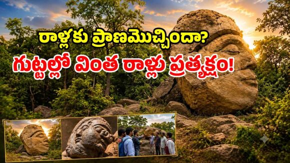 ప్రకృతి చెక్కిన శిల్పాలు.. సూర్యాపేట గుట్టల్లో అద్భుతం.. చూసేందుకు క్యూ కట్టిన జనం!