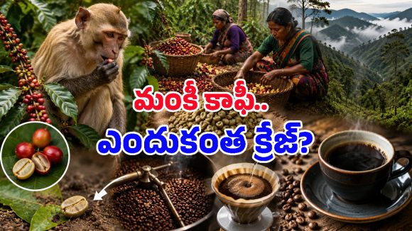 కోతులు ఉమ్మేసిన గింజలతో కాఫీ పొడి.. వేలల్లో ధర ఉన్నా ఎగబడి కొంటున్నారు, ఎందుకో తెలుసా?