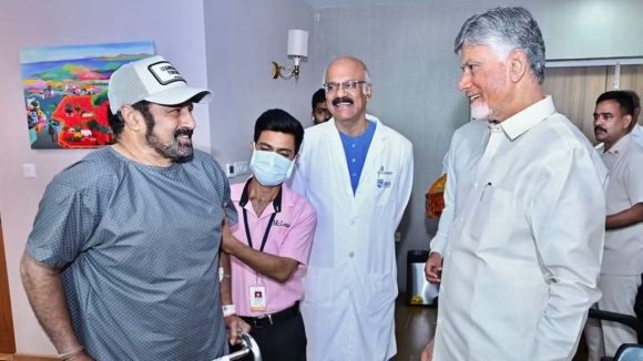 బాలకృష్ణను పరామర్శించిన ఏపీ ముఖ్యమంత్రి!