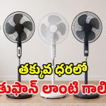 ధర తక్కువ.. గాలి ఎక్కువ.. మార్కెట్లో దుమ్మురేపుతున్న స్టాండ్ ఫ్యాన్లు ఇవే!