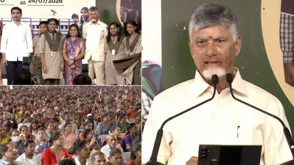 భోగాపురం ఎయిర్‌పోర్టు అదొక గేమ్ ఛేంజర్.. విద్యార్థులు ఇష్టపడి చదవండి, సక్సెస్ మీ చేతుల్లో- సీఎం చంద్రబాబు