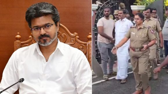 తమిళనాడులో వేడెక్కిన రాజకీయం.. సీఎం విజయ్‌కు బెదిరింపులు, డీఎంకె ఎమ్మెల్యే అరెస్ట్