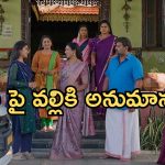 Illu Illalu Pillalu Today Episodes: గుడ్ న్యూస్ చెప్పిన ధీరజ్.. వల్లికి అనుమానం.. ప్రేమపై నర్మద సీరియస్..