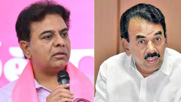 చర్చకు రాకుండా మంత్రులు పారిపోయారన్న కేటీఆర్,  మరొక ఛాలెంజ్ విసిరిన మంత్రి జూపల్లి