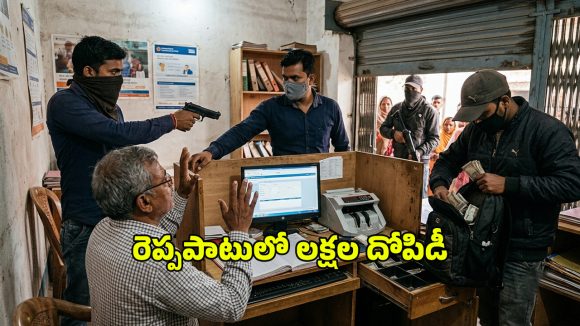 బీహార్‌లో పట్టపగలే ఘోరం.. గన్ పాయింట్‌లో బ్యాంక్ CSP దోపిడీ.. షట్టర్ వేసి మరీ!