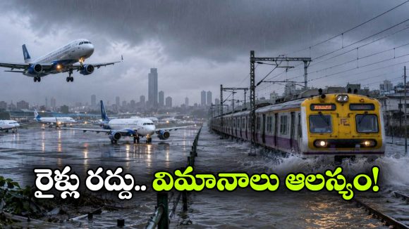 రెండు రోజులుగా కుండపోత వర్షాలు.. పలు రైళ్లు రద్దు.. విమానాలు ఆలస్యం!