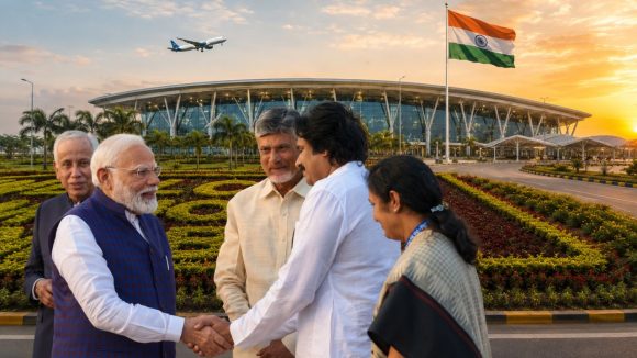 ప్రధాని మోదీ భోగాపురం షెడ్యూల్ ఇదిగో.. భారీ ఎత్తున ఏర్పాట్లు, 17న సింగపూర్‌కు తొలి విమానం