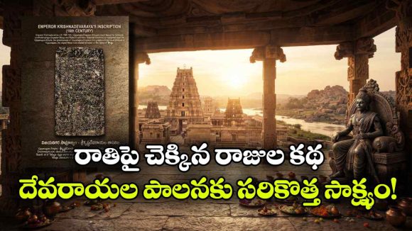 శ్రీకృష్ణదేవరాయల కాలం నాటి సంచలనం.. శిలాశాసనం బయటపెట్టిన 500 ఏళ్ల రహస్యం!