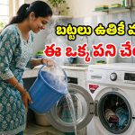 వాషింగ్ మిషన్‌లో బకెట్ వేడి నీళ్లు.. తర్వాత జరిగే అద్భుతం ఇదే!