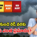 గ్రీన్, రెడ్, ఆరెంజ్, ఎల్లో.. భారీ వర్షంలో ఈ రంగుల అలర్ట్స్ ఎందుకిస్తారు? దీని వెనకున్న లెక్కలేంటి?