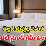 హోటళ్లలో తెల్లటి బెడ్‌షీట్లే ఎందుకు వాడతారు? దీని వెనుక ఉన్న ‘సీక్రెట్’ ఇదే!