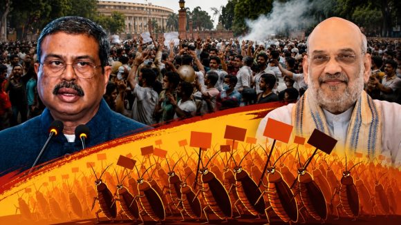 బ‌ల‌వంత‌మైన స‌ర్ప‌ము బొద్దింకల చేత‌జిక్కి…!