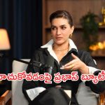 హార్మోన్ చికిత్స వల్ల ఎన్నో మార్పులు.. ఒత్తిడి భరించలేకపోయా – కృతి సనన్