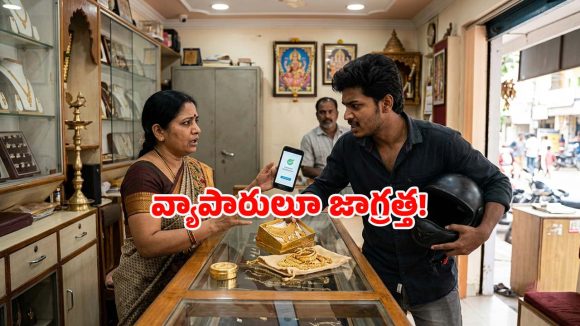 ఫేక్ ఫోన్ పే స్కామ్.. 97 వేల బంగారంతో నిందితుడు జంప్.. ఇదిగో వీడియో!