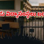 తెలుగు రాష్ట్రాల్లో విద్యాసంస్థల బంద్.. పాఠశాలలు, కాలేజీలకు సెలవు, ఏపీలో ఆ నిర్ణయం ఏంటి?