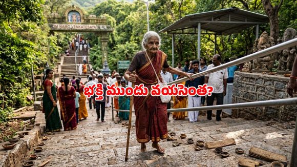 వారేవ్వా బామ్మా! నేటి యువతకే ఛాలెంజ్ విసురుతూ.. 116 ఏళ్ల వృద్ధురాలు తిరుమల మెట్లు ఎలా ఎక్కారంటే?