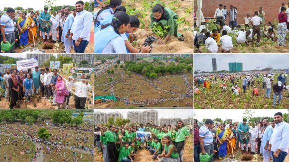 ప్రకృతి ఒడిలో సరికొత్త చరిత్ర.. గంటలో 3.61 లక్షల మొక్కలతో గుజరాత్ గిన్నిస్ రికార్డు