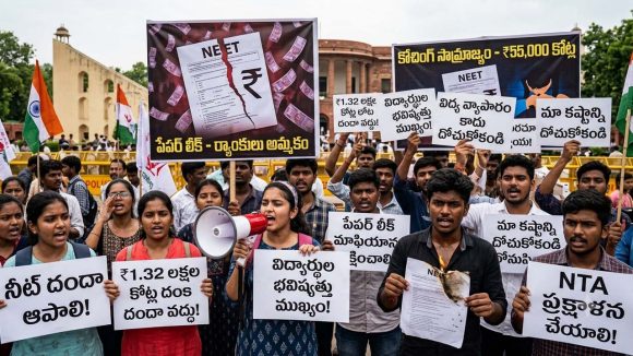 రూ. 1.32 లక్షల కోట్ల నీట్ దందా.. విద్యార్థుల భవిష్యత్తుతో ఆడుకుంటున్న కార్పొరేట్ శక్తులు!