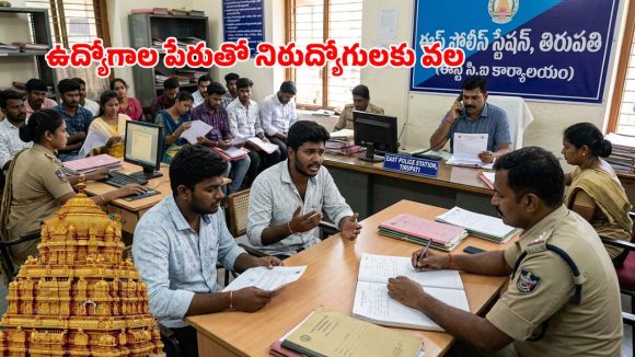 తిరుమల దేవస్థానంలో ఉద్యోగాలంటూ.. రూ.3 కోట్లు స్వాహా, ఏకంగా టీటీడీ లోగోనే వాడేశాడు!