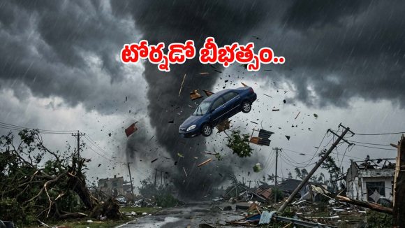 షాకింగ్ వీడియో.. చైనాలో గాల్లో కొట్టుకుపోయిన కారు, రణరంగంగా మారిన వీధులు!