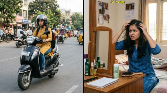 ప్రతిరోజూ హెల్మెట్ ధరిస్తే జుట్టు డ్యామేజ్.. ఈ సులభమైన హెయిర్ కేర్ చిట్కాలు మీ కోసం