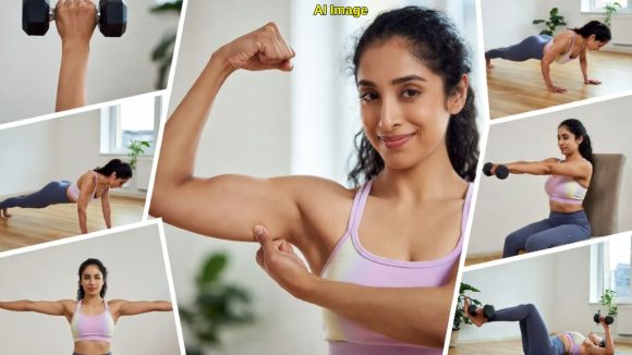 జబ్బలు లూజ్‌గా ఉన్నాయని స్లీవ్‌లెస్ డ్రెస్‌లు ధరించడం లేదా.. ఈ వ్యాయామాలు చేస్తే టోన్డ్ షేప్