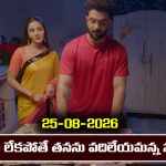Karthika Deepam 2 Serial Today Episode August 25th ‘కార్తీక దీపం 2’ సీరియల్‌: జ్యోత్స్నకు ఇష్టం లేకపోతే తనను వదిలేయమన్న సూరజ్     