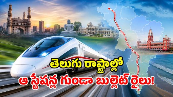హైదరాబాద్ – అమరావతి – చెన్నై బుల్లెట్ రైలు.. పరిశీలనలో 18 స్టేషన్లు.. ఇందులో మీ ఊరు ఉందా?