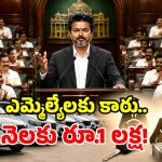 సీఎం విజయ్ బంపరాఫర్.. ఎమ్మెల్యేలకు ఉచిత కారు.. నెలకు రూ.లక్ష అలవెన్స్!