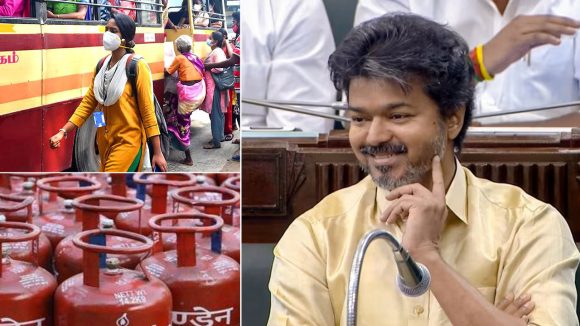 సీఎం విజయ్ సంచలన ప్రకటన.. ఉచితంగా మూడు గ్యాస్ సిలిండర్లు, సభలో గగ్గోలు పెట్టిన విపక్షాలు