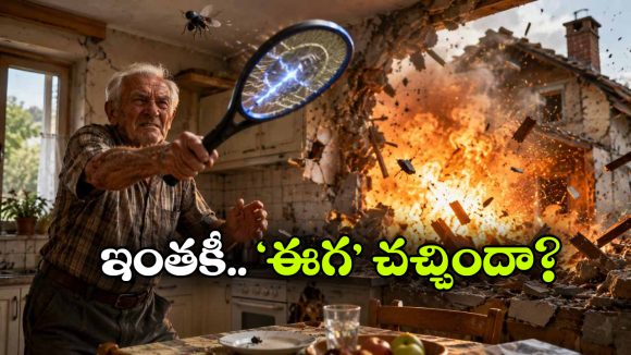 అచ్చం ‘ఈగ’ మూవీ లాగే.. ఈగను చంపేందుకు ఇల్లు తగలెట్టేసిన వృద్ధుడు!