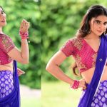 పరికిణీలో కుర్రకారు హృదయాలు దోచుకుంటున్న ‘రంభ ఊర్వశి మేనక’ బ్యూటీ!