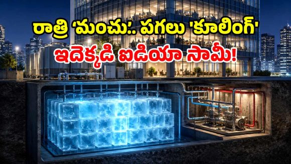 ‘ఐస్ బ్యాటరీ’ వింత.. రాత్రి నీరు గడ్డకట్టిస్తారు.. పగలు భవనాన్ని చల్లబరుస్తారు..!
