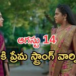 Illu Illalu Pillalu Today Episodes: శ్రీవల్లికి షాకిచ్చిన ప్రేమ.. ధీరజ్ మాటతో కరిగిన ప్రేమ.. ఇదేం ట్విస్ట్ సామి..