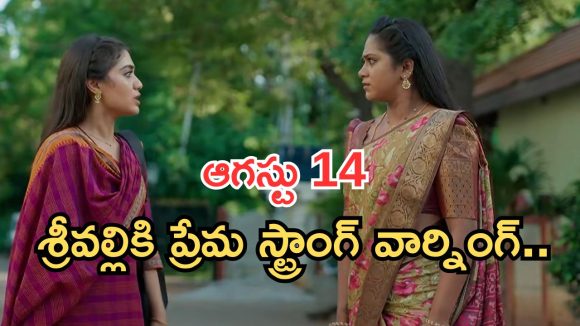 Illu Illalu Pillalu Today Episodes: శ్రీవల్లికి షాకిచ్చిన ప్రేమ.. ధీరజ్ మాటతో కరిగిన ప్రేమ.. ఇదేం ట్విస్ట్ సామి..