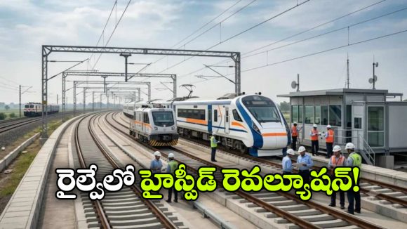 దేశంలో ఫస్ట్ హైస్పీడ్ టెస్ట్ ట్రాక్ రెడీ.. వందే భారత్‌కు మించి వేగంతో దూసుకెళ్లనున్న రైళ్లు!