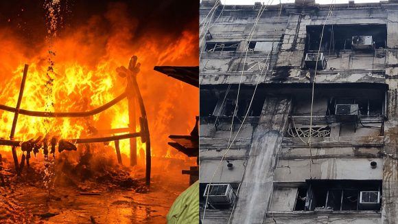 కోల్‌కతా హోటల్‌లో భారీ అగ్నిప్రమాదం.. 9 మంది బంగ్లాదేశీయుల మృతి, 6 గురికి గాయాలు