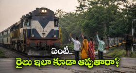 ఈ లోకో పైలెట్ ఎర్రబస్సు డ్రైవర్ లా ఉన్నాడే.. చెయ్యొత్తగానే రైలు ఆపాడు!