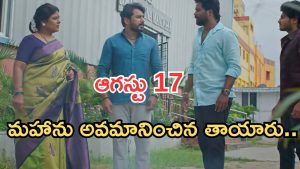 Podarillu Today Episode : మహాను రెచ్చగొట్టిన తాయారు.. పెద్ది, మనీష కు పెళ్లి..? శైలుకు పెళ్లి..