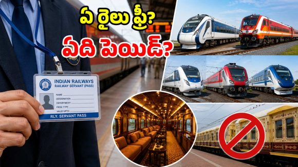 రైల్వే ఉద్యోగులు అన్ని రైళ్లలో ఫ్రీగా వెళ్లొచ్చా? లేక టికెట్ కొనాల్సిందేనా?