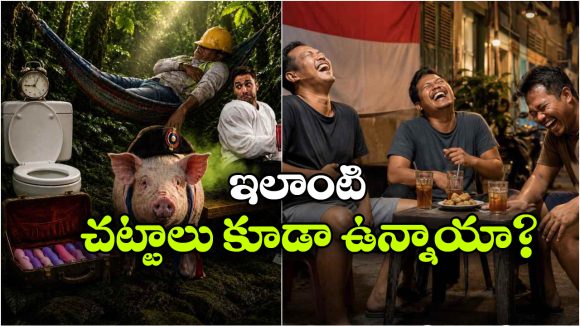 టాయిలెట్ ఫ్లష్ చెయ్యొద్దు.. రాత్రపూట నవ్వొద్దు.. ఇవేం వింత చట్టాలు రా అయ్యా!